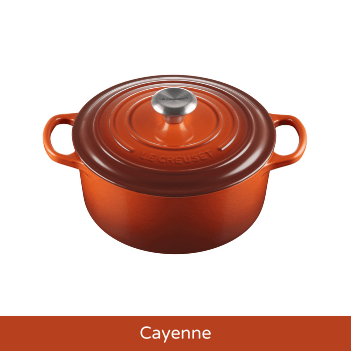 20cm Round Cast Iron Casserole/2.4 litres/Serves 2-3