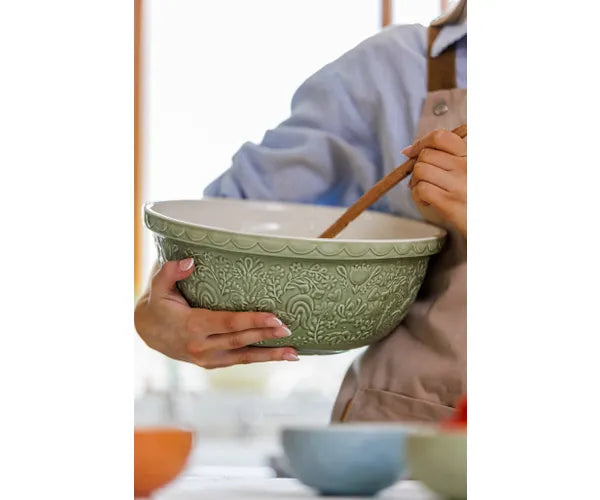 Rooster 'Home to Roost' Mixing Bowl/29cm/Green