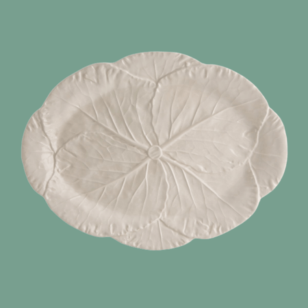 Cabbageware Platter/Cream/ 37.5cm or 43cm Wide