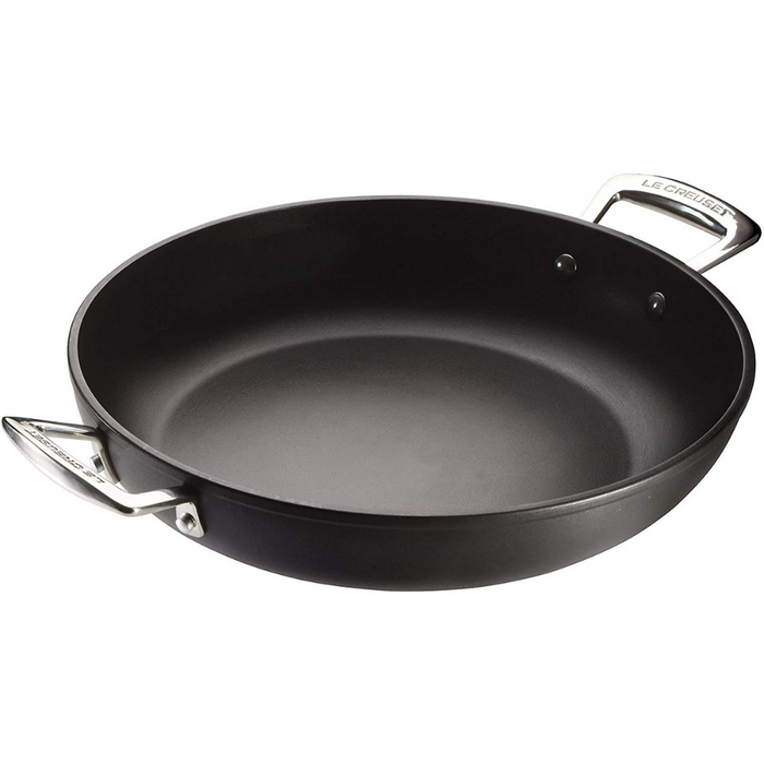 Toughened Non-Stick Shallow Casserole with Glass Lid