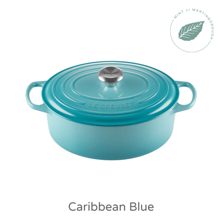 27cm Oval Cast Iron Casserole/4.1 litres/Serves 4-6