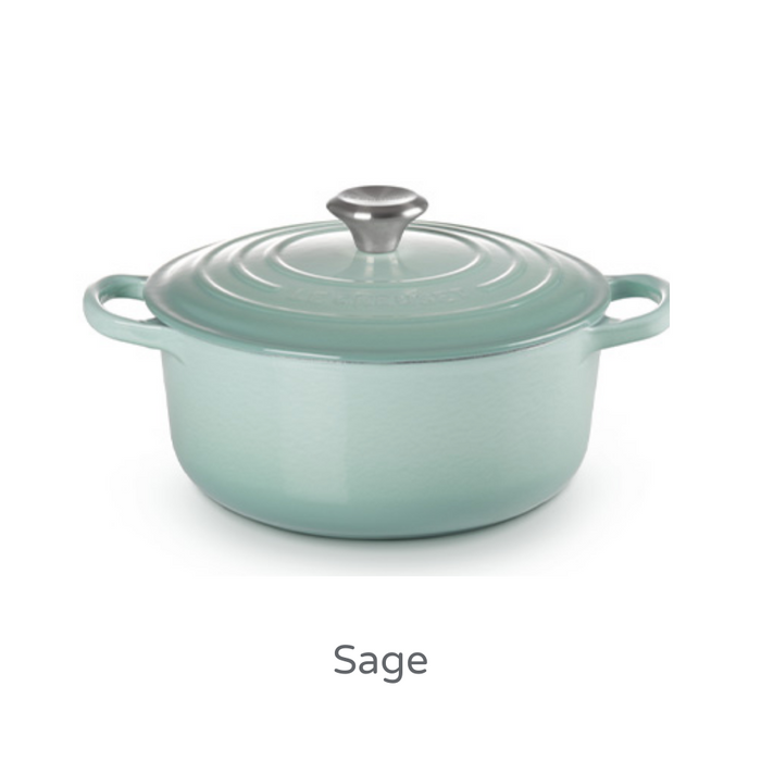 22cm Round Cast Iron Casserole/3.3 litres/Serves 3-4