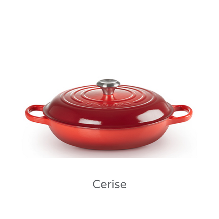26cm Shallow Cast Iron Casserole/2.2 litres/Serves 2 people