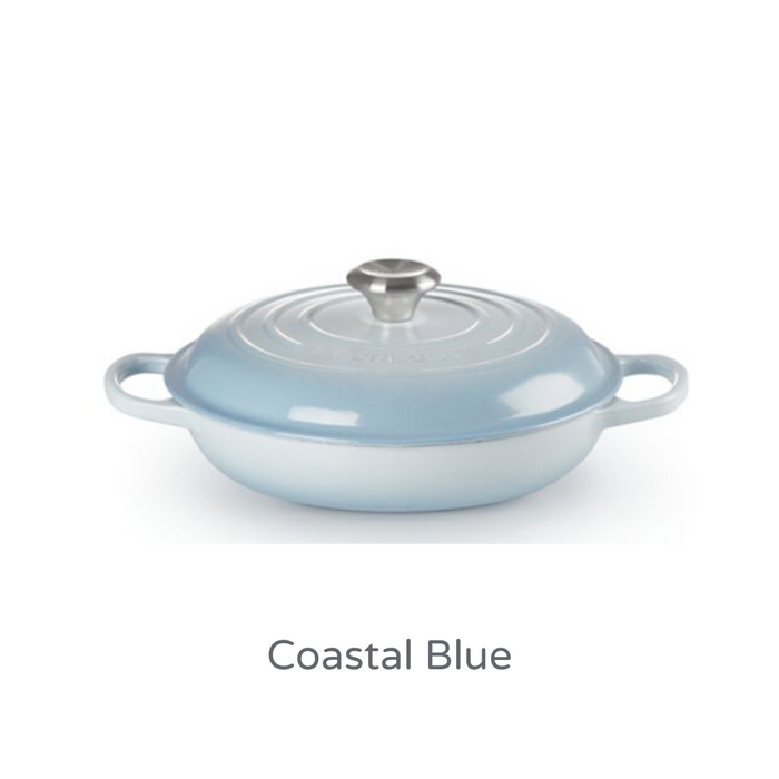 26cm Shallow Cast Iron Casserole/2.2 litres/Serves 2 people