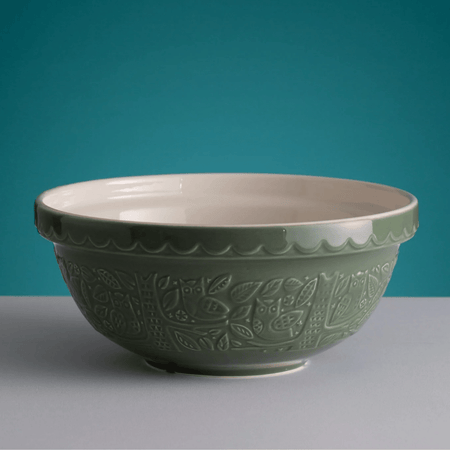 Owl 'In the Forest' Mixing Bowl/Deep Green - 26cm