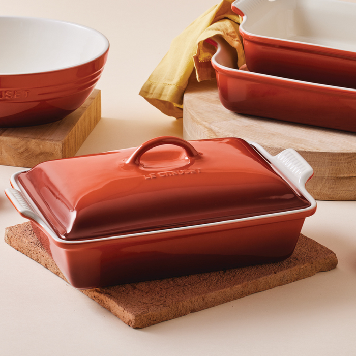 Deep Rectangular Dish with Lid/33cm - 3.8 litres