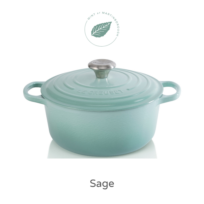 26cm Round Cast Iron Casserole/5.3 litres/Serves 5-6 people