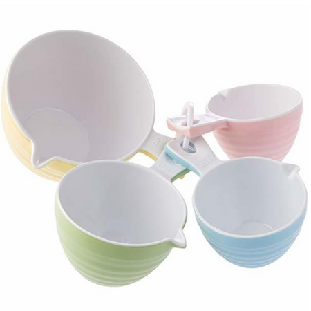 Retro Style Melamine Measuring Cups/Set of 4
