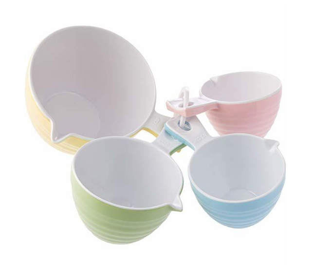 Retro Style Melamine Measuring Cups/Set of 4