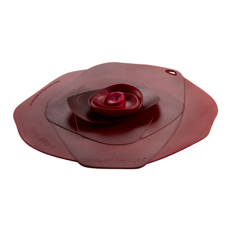 Rose Silicone Lid/Dark Red/23cm