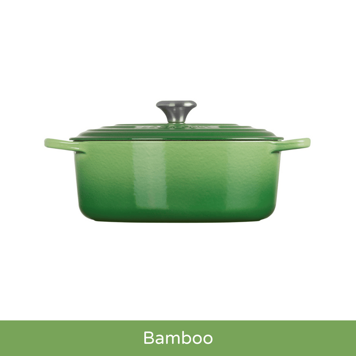 29cm Oval Cast Iron Casserole/4.7 litres/Serves 5-6