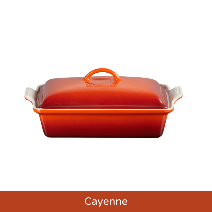 Deep Rectangular Dish with Lid/33cm - 3.8 litres
