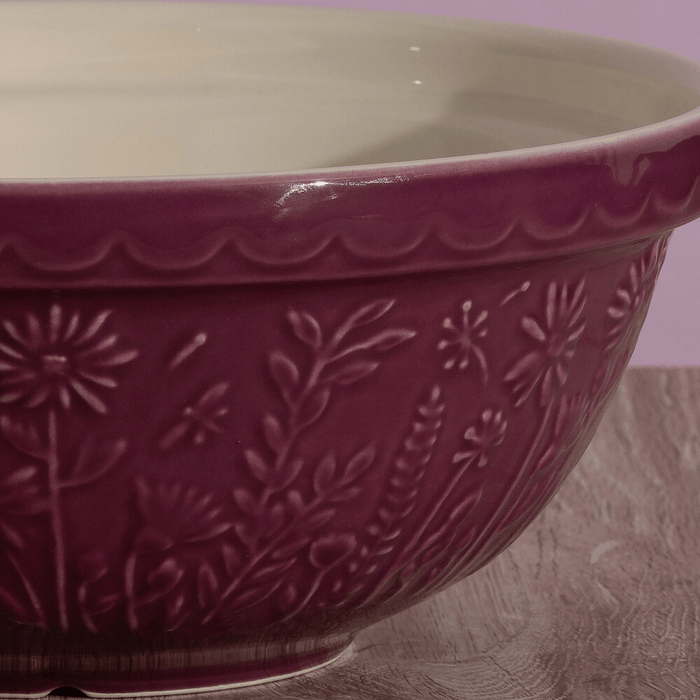 Daisy 'In the Meadow' /Mixing Bowl 26cm/Purple