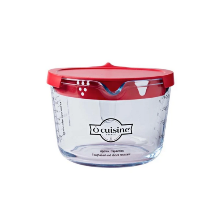 Glass Measuring Jug with lid/1 Litre