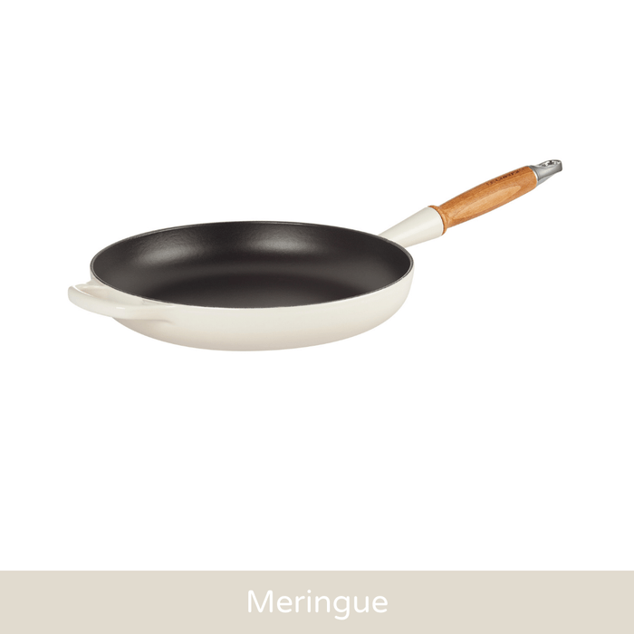 Cast Iron Frying Pan with Wooden Handle 24cm