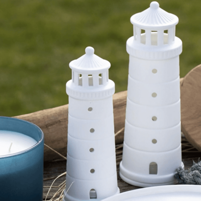 Porcelain Lighthouses/Three Sizes Available