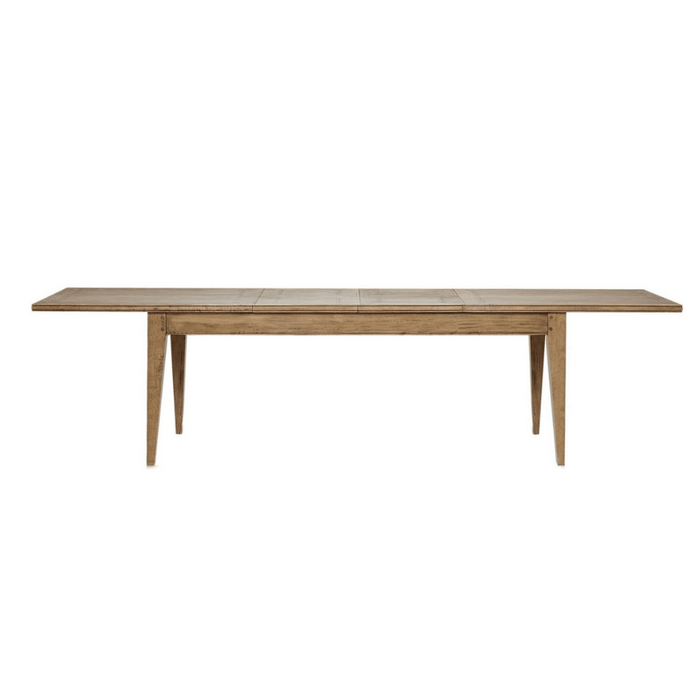 Dining Table/Extension 2.1 to 3.1 metres/Rustic Light Finish