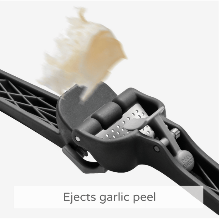 Garject Lite/Presses unpeeled garlic and scrapes itself clean