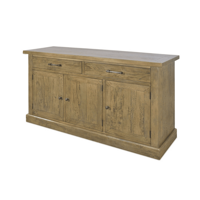 Solid Timber Sideboard - Buffet /Rustic Light Finish/1.65 metres wide