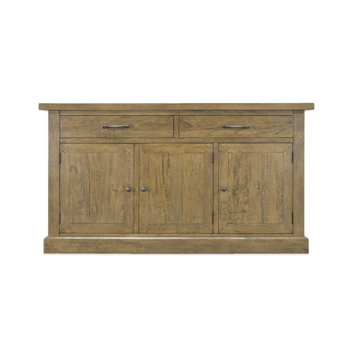 Small Solid Timber Sideboard - Buffet /Rustic Light Finish/1.65 metres wide