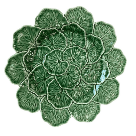 Geranium Leaf Platter/33cm/Green