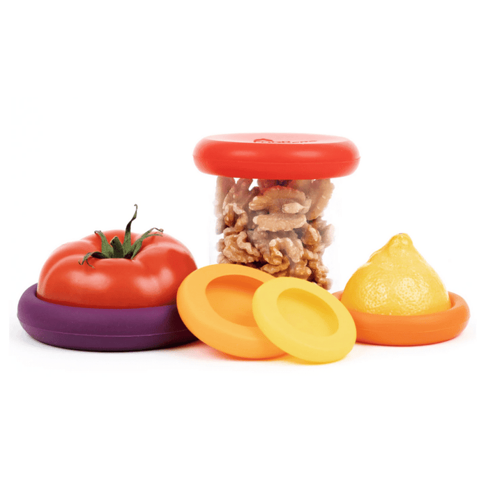 Reusable Silicone Food Savers/Set of 5