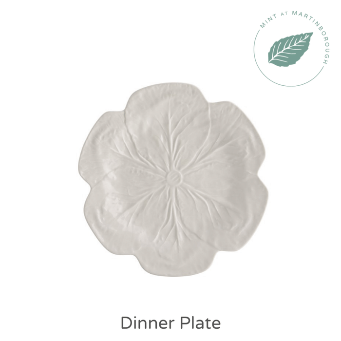 Cabbageware Plates/Side, Dinner or Charger/Cream