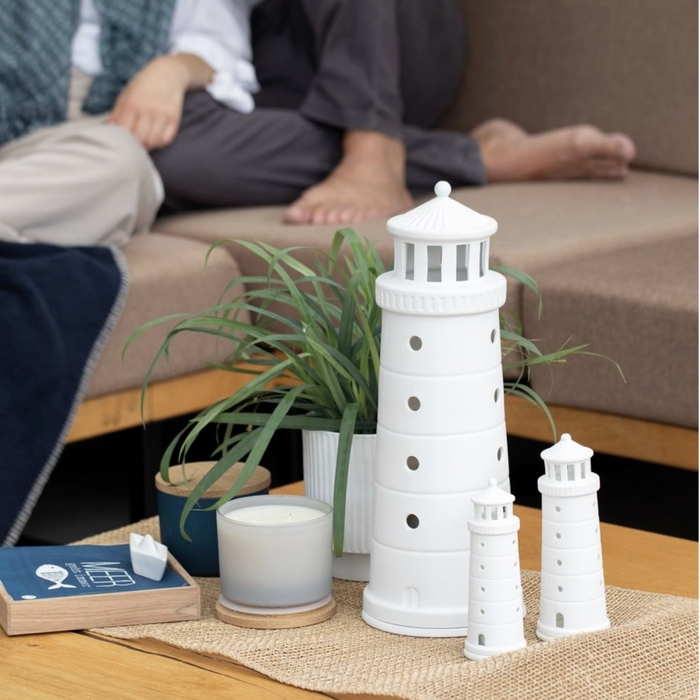 Porcelain Lighthouses/Three Sizes Available