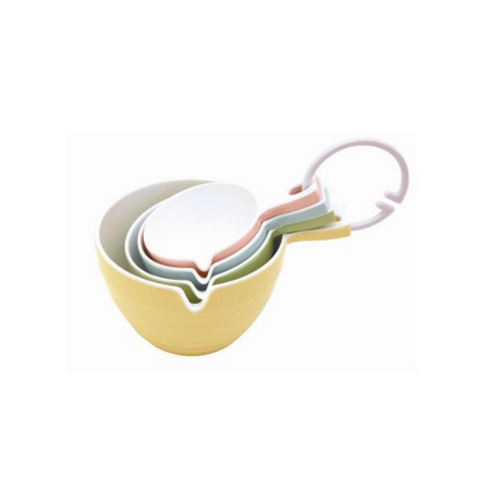 Retro Style Melamine Measuring Cups/Set of 4